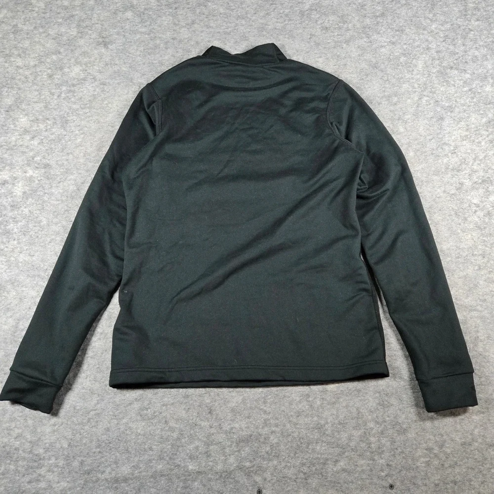 Nike Girls Black Fit Dry Mock Neck Athletic Fleece Top L 12-14